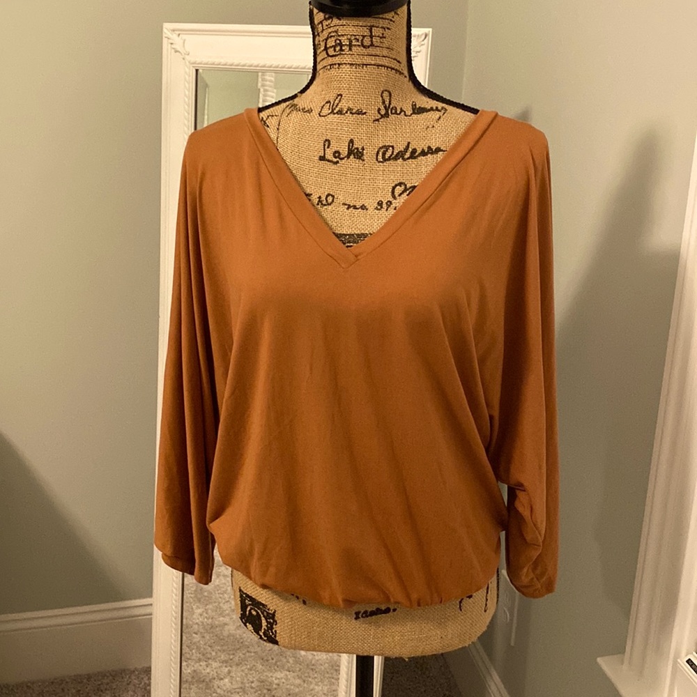 NWOT Daytrip v-neck top, size M.